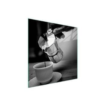 shumee Steklena zaščita za kuhalno ploščo 50x52 Coffee