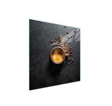 shumee Steklena zaščita za kuhalno ploščo 50x52 Coffee
