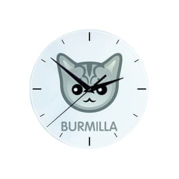 Artdog Burmilla - MDF ura z grafiko in napisom Art-Dog