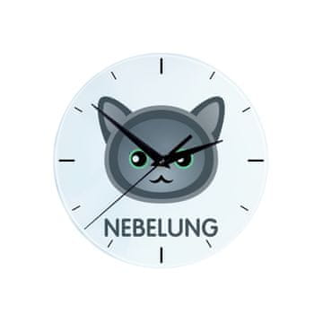 Artdog Nebelung - MDF ura z grafiko in napisom Art-Dog