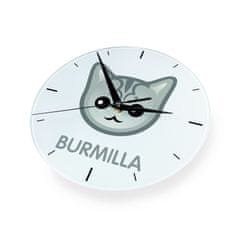 Artdog Burmilla - MDF ura z grafiko in napisom Art-Dog