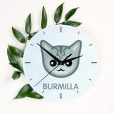 Artdog Burmilla - MDF ura z grafiko in napisom Art-Dog