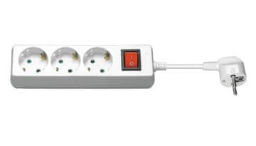 MicroConnect MicroConnect 3 vtičnice vklop/izklop Schuko 5 m