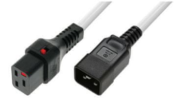 MicroConnect MicroConnect C19 C20 ključavnica 1M Ž - Napajanje 1m Bela