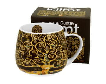 Duo Klimtova skodelica Drevo iz porcelanastega soda