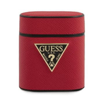 Guess Ovitek za slušalke Guess Saffiano Red AirPods 1