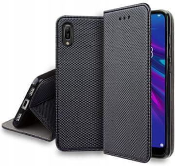 shumee Ovitek za Huawei Y6 2019 črne barve + 9H steklo