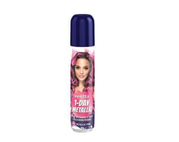 shumee Venita lak za nohte 1-DAY metalik M1 roza 50 ml