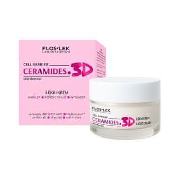 FLOS-LEK Floslek Ceramidi. 3D lahka krema za obraz 50 ml