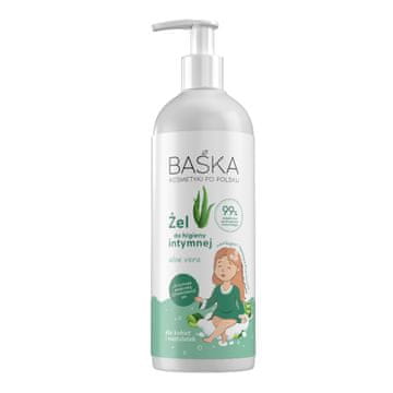 SOLVERX Baśka gel za intimno higieno z aloe vero 400 ml