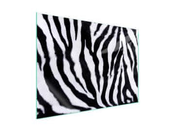 shumee Zaščita za stekleno kuhalno ploščo 70x52 Zebra
