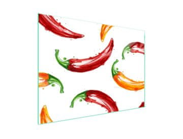 shumee Steklena zaščita za kuhalno ploščo 70x52 Chili