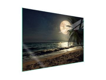 shumee Steklena zaščita za kuhalno ploščo 70x52 Beach