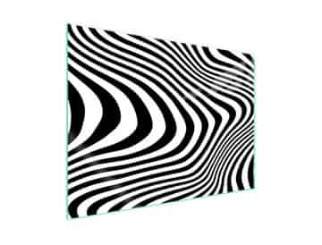 shumee Zaščita za stekleno kuhalno ploščo 70x52 Zebra
