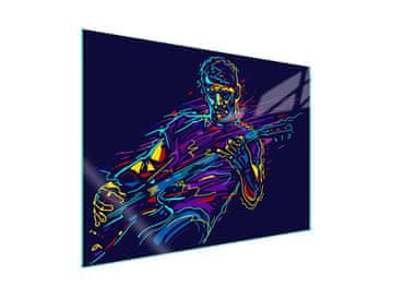 shumee Steklena zaščita za kuhalno ploščo 70x52 Music