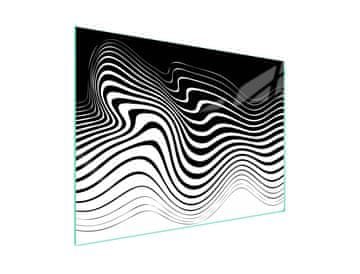 shumee Zaščita za stekleno kuhalno ploščo 70x52 Zebra