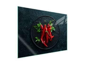 shumee Steklena zaščita za kuhalno ploščo 70x52 Chili