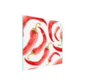 shumee Steklena zaščita za kuhalno ploščo 50x52 Chili