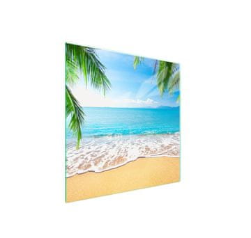shumee Steklena zaščita za kuhalno ploščo 50x52 Beach