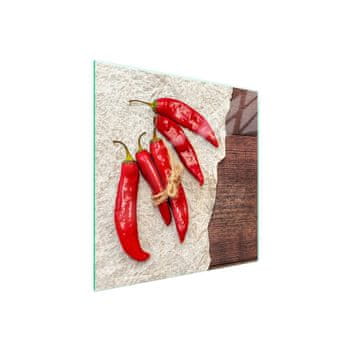 shumee Steklena zaščita za kuhalno ploščo 50x52 Chili