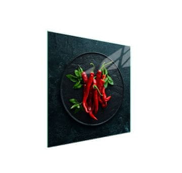 shumee Steklena zaščita za kuhalno ploščo 50x52 Chili