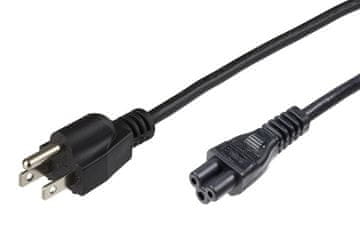 MicroConnect Napajalni kabel MicroConnect US tip B-C5 1,8 m