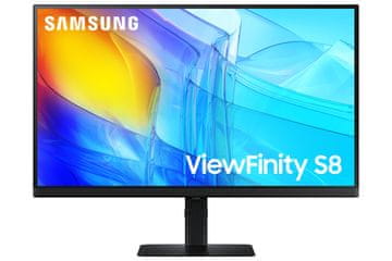 shumee Samsung S80D 27" 4K UHD LCD monitor črne barve