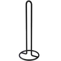 Excellent Houseware Stojalo za papirnate brisače črne barve, 33 cm