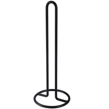 Excellent Houseware Stojalo za papirnate brisače črne barve, 33 cm