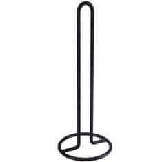 Excellent Houseware Stojalo za papirnate brisače črne barve, 33 cm