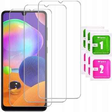 shumee 3x kaljeno steklo za samsung galaxy A31 glass 9H | 3-PAKET