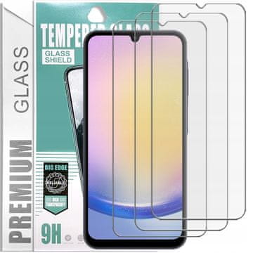 shumee 3x kaljeno steklo PremiumGlass 9H za Samsung Galaxy A25 5G