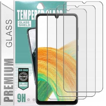 shumee 3x kaljeno steklo PremiumGlass 9H za Samsung Galaxy A33 5G
