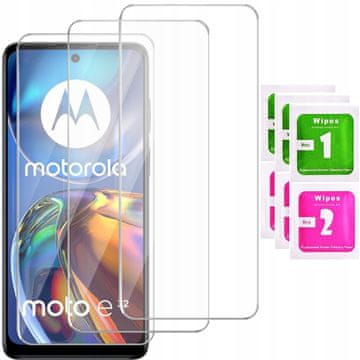 shumee 3x kaljeno steklo za Motorola Moto E32 steklo 9H | 3-PAKET