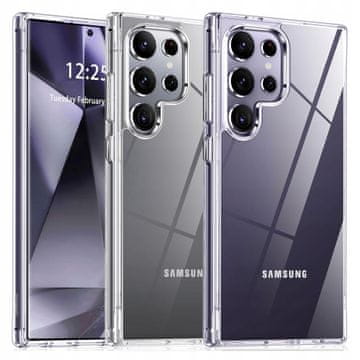 shumee Prozoren tanek ovitek za Samsung Galaxy S23 Ultra + steklo