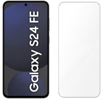 shumee 2x kaljeno steklo za Samsung Galaxy S24 fe - zaščitno steklo 2.5D, 9H