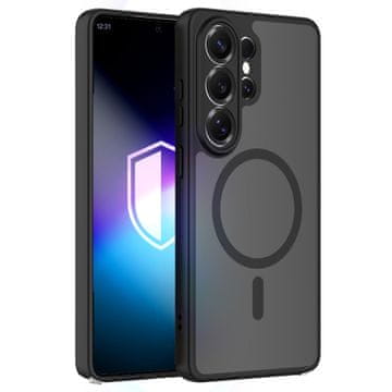3MK Ovitek za Samsung Galaxy S26 Ultra - 3mk Misty MagCase črn
