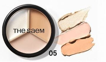 SAEM Saem Cover Perfection Triple Pot korektor 05 Dark Up Beige