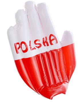 ARPEX Napihljiva rokavica za navijače Poland Euro Match 47x40 cm