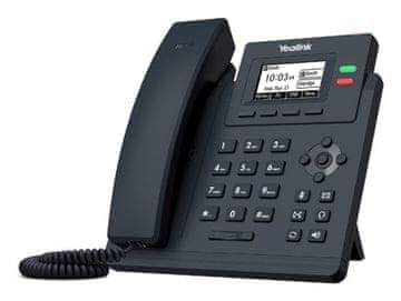 YEALINK Yealink SIP-T31W VoIP telefon, siv, 2-vrstični LCD, Wi-Fi