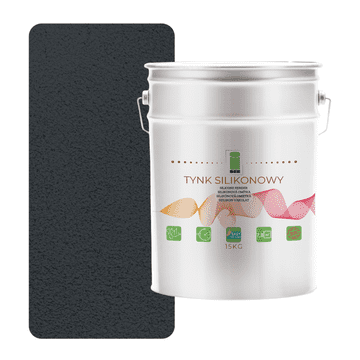 shumee Silikonski fasadni omet 7016 ojačan grafitno siv 1mm 15KG