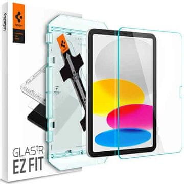 Spigen Kaljeno steklo za iPad 10.9 2022 Spigen EZ FIT z okvirjem