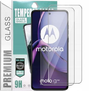 shumee 2x kaljeno steklo PremiumGlass 9H za Motorola Moto G84 5G