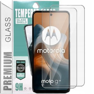 shumee 2x kaljeno steklo PremiumGlass 9H za Motorola Moto G34 5G