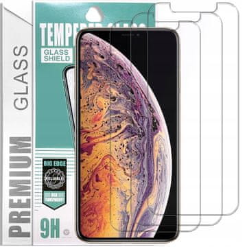shumee 3x kaljeno steklo PremiumGlass 9H za iPhone X / iPhone XS