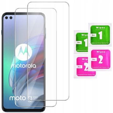shumee 2x kaljeno steklo za Motorola Moto G100 glass 9H | 2 kosa