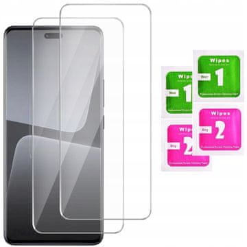 shumee 2x kaljeno steklo za Xiaomi Mi 13 lite glass 9H | 2-paket