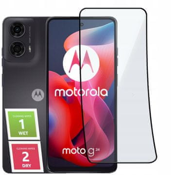 shumee Keramično hibridno steklo za Motorola Moto G24 / Moto G04