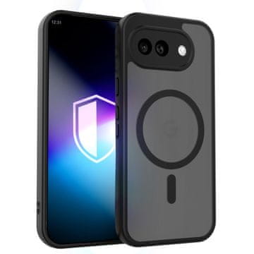 3MK Ovitek za Google Pixel 10A - 3mk Misty MagCase črne barve