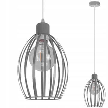 shumee Viseča stropna svetilka Loft, previsna, kovinska, E27 LED